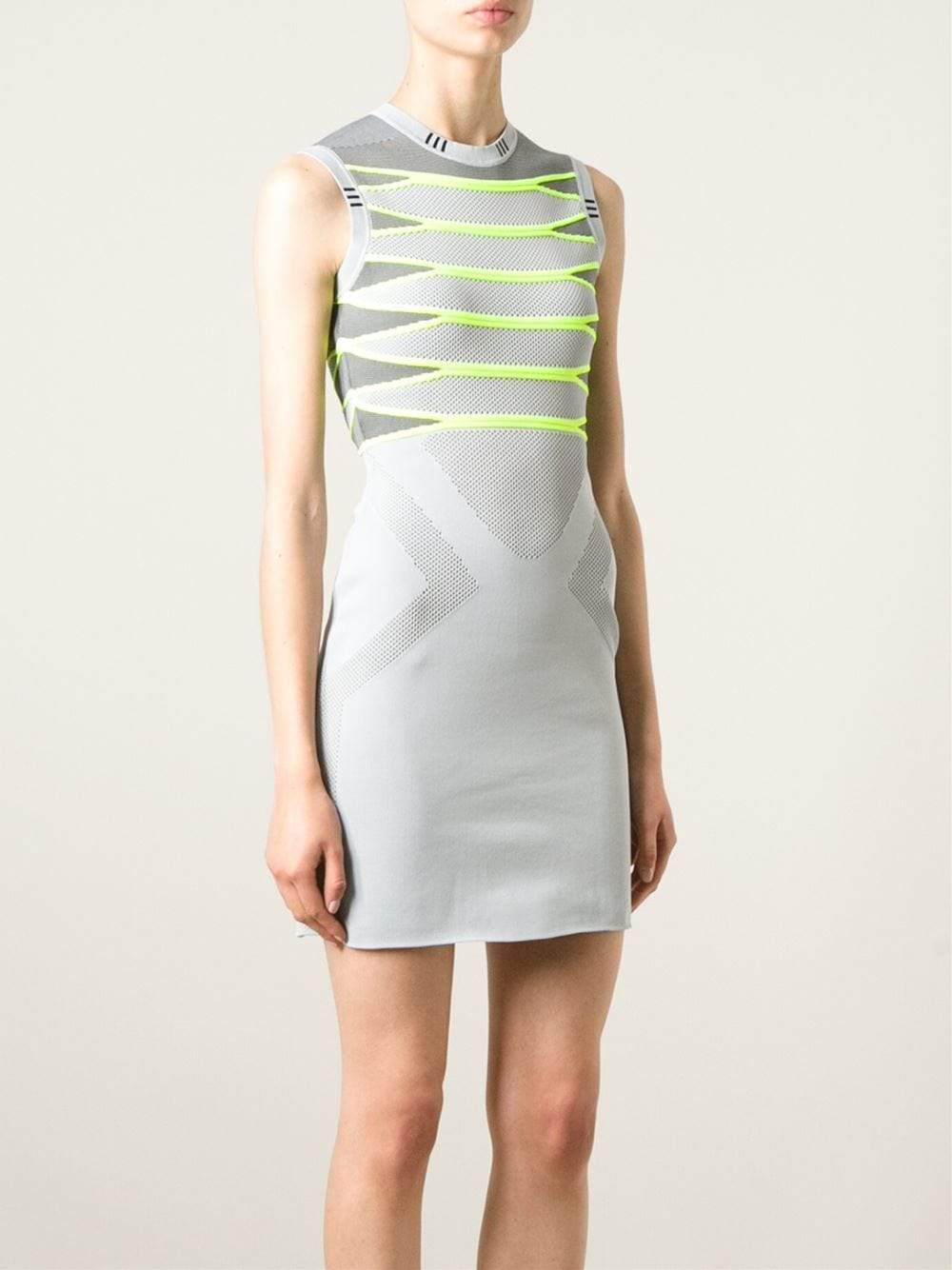ALEXANDER WANG-Engineered Mesh Tank Dress-