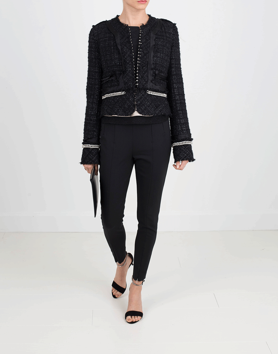 ALEXANDER WANG-Deconstructed Tweed Jacket-