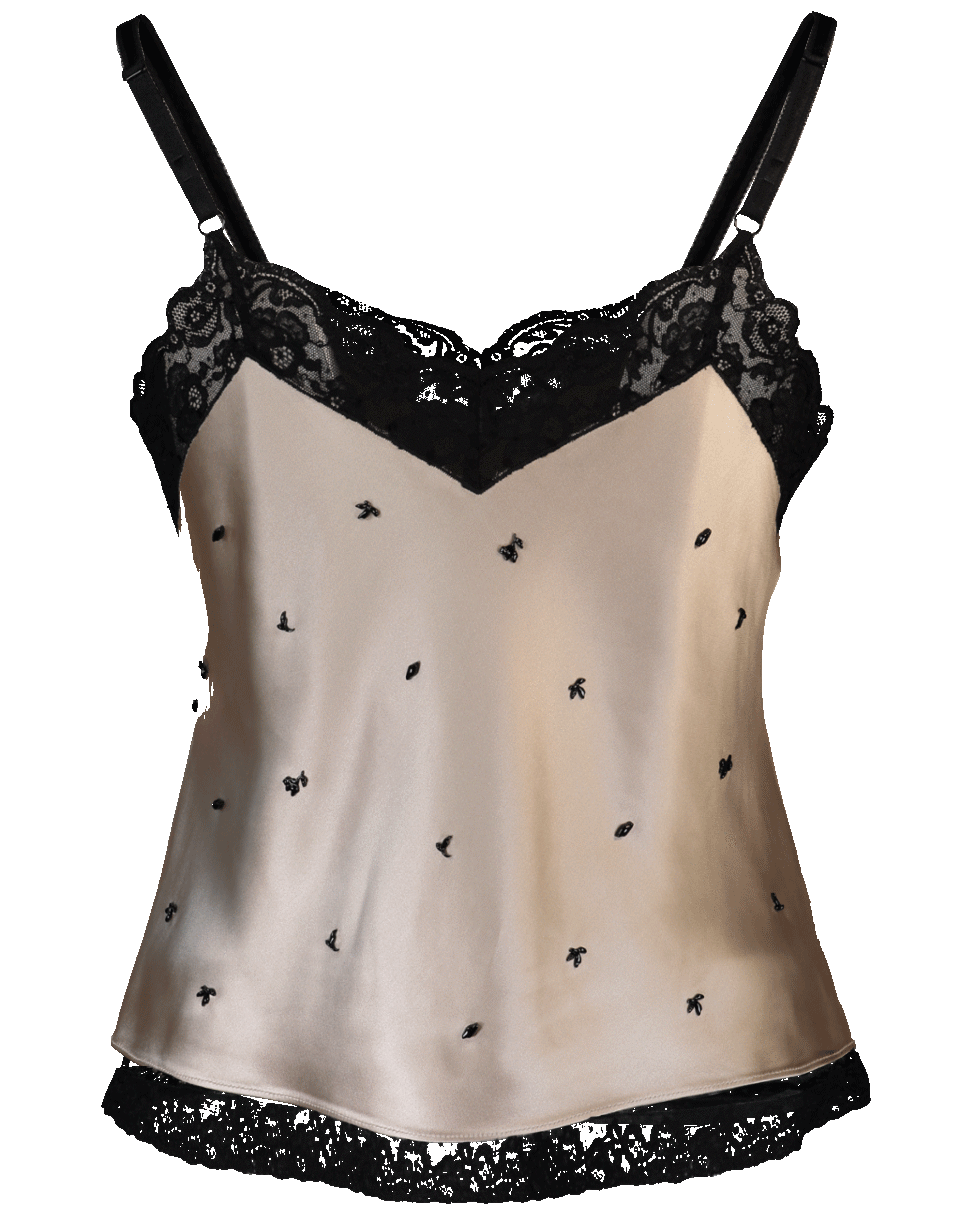 ALEXANDER WANG-Bias Cut Flower Stud Top-