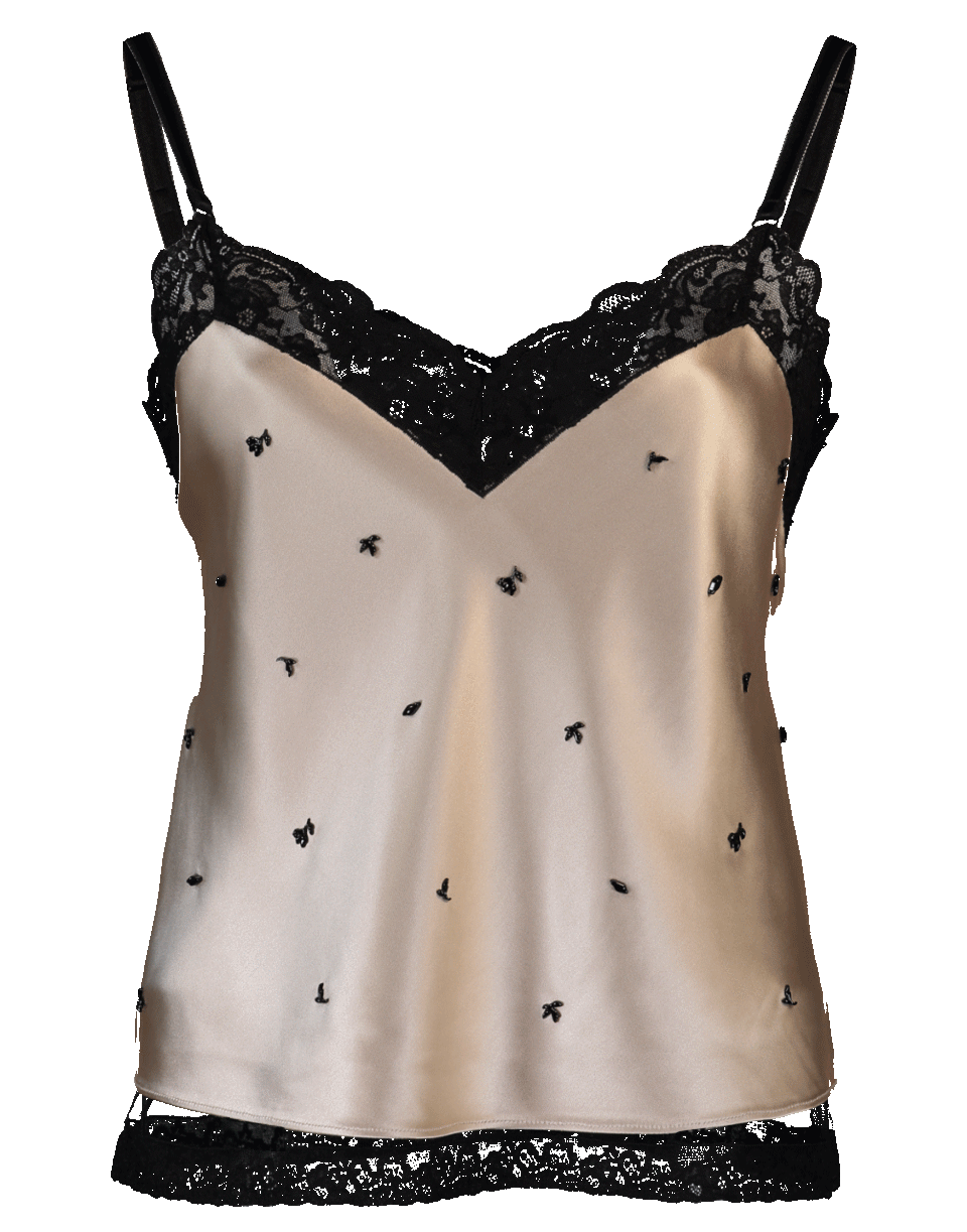ALEXANDER WANG-Bias Cut Flower Stud Top-