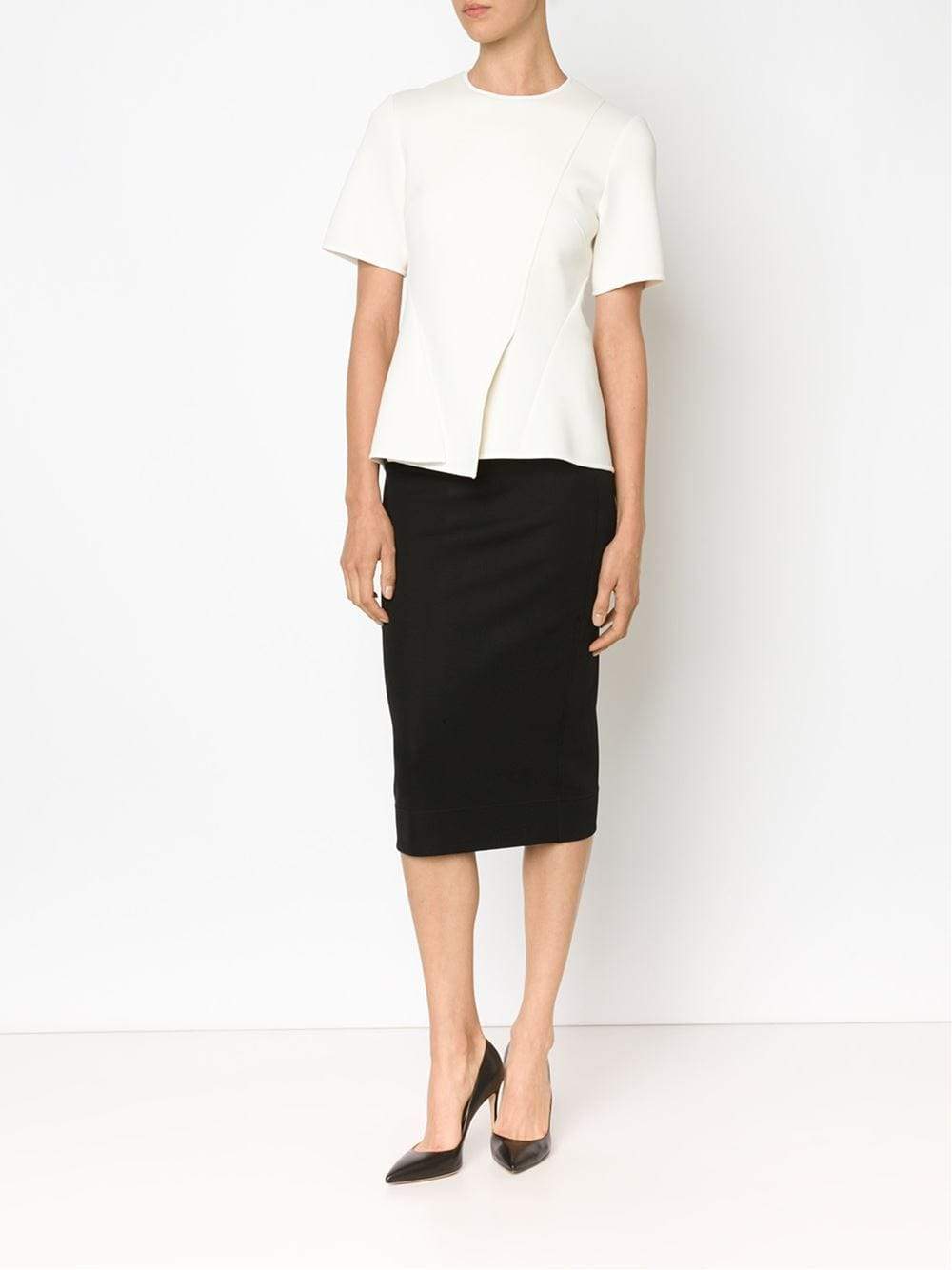ALEXANDER WANG-Pleated Front Top-