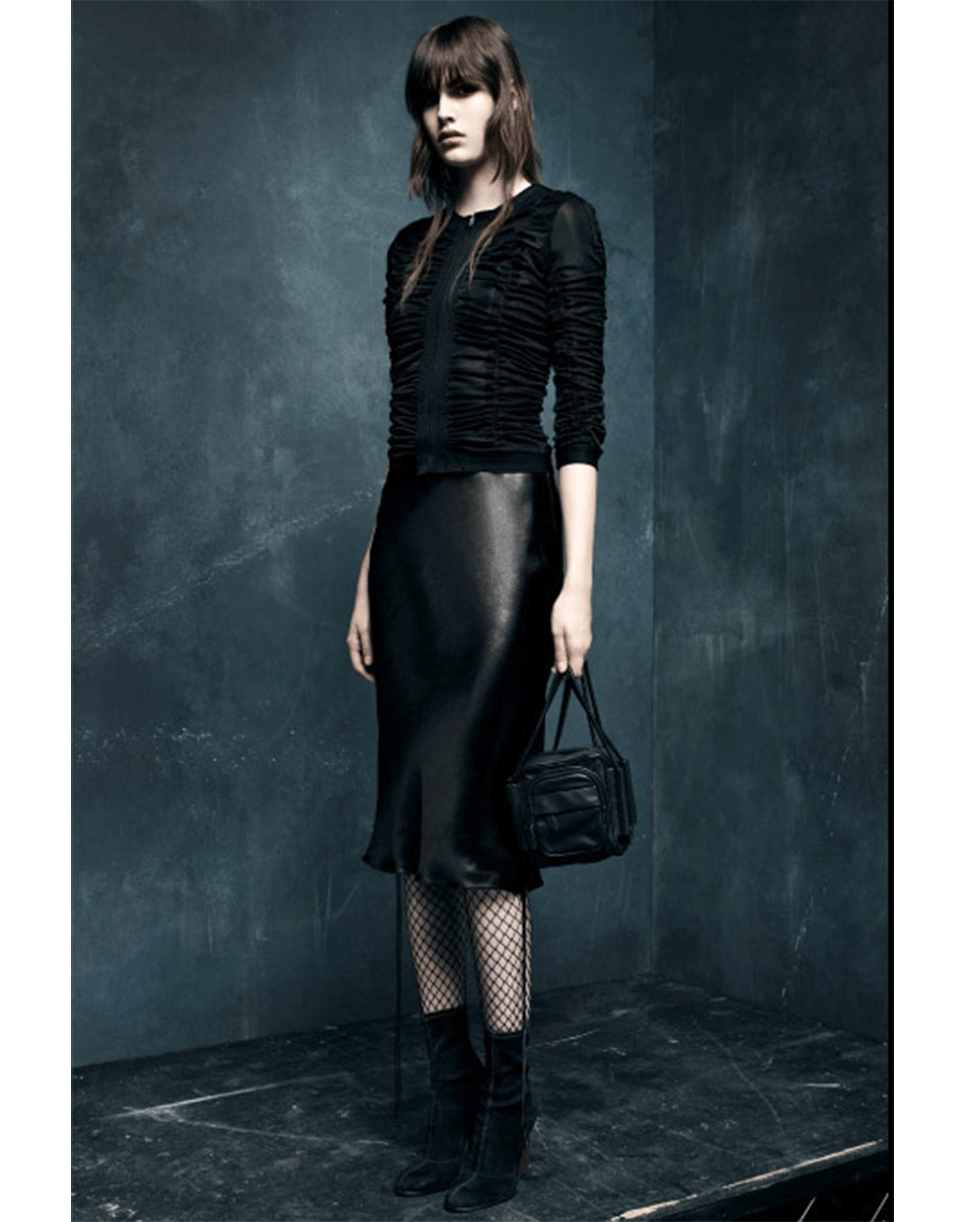 ALEXANDER WANG-Ruched Jacket-