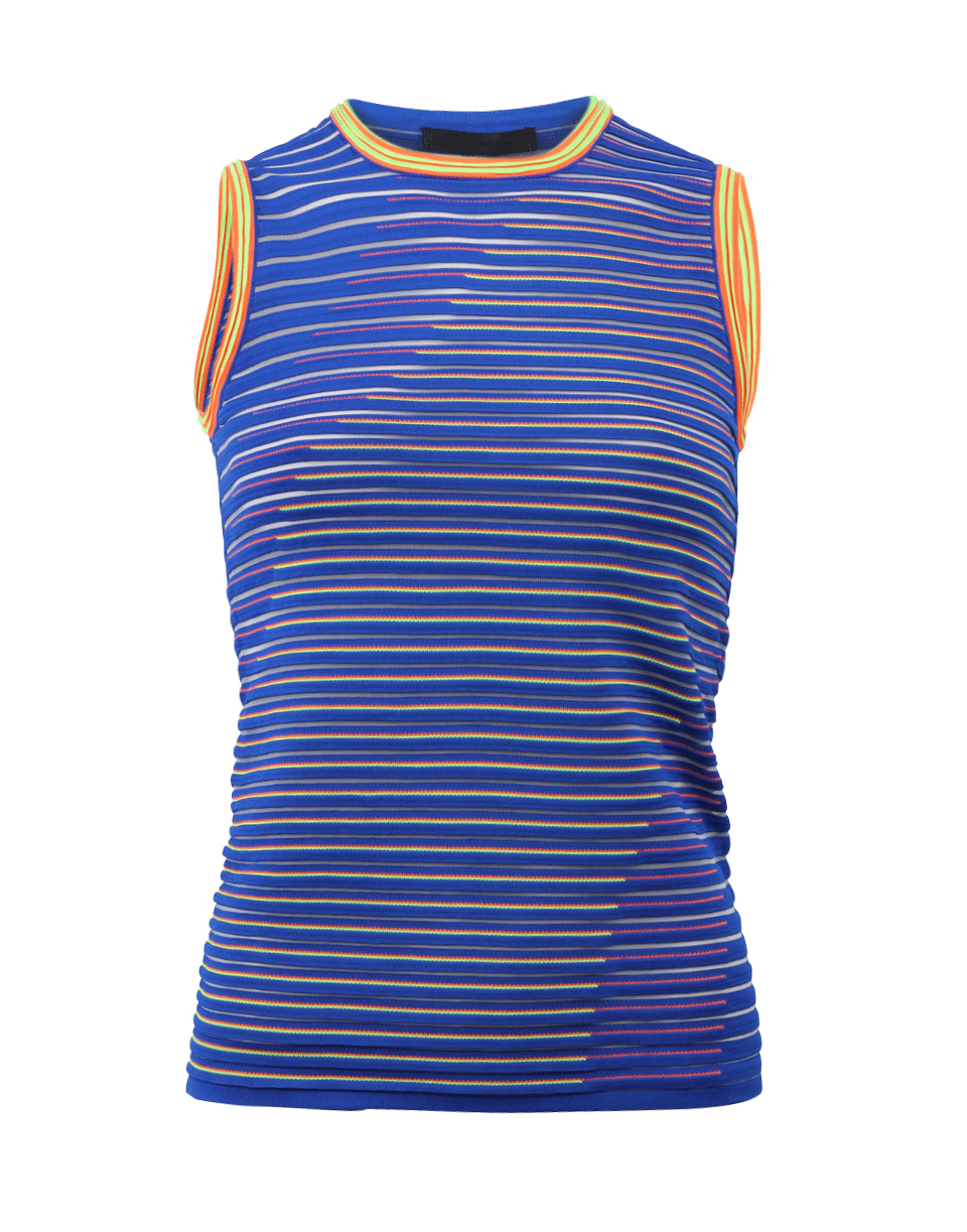 ALEXANDER WANG-Twisted Graphic Stripe Tank-
