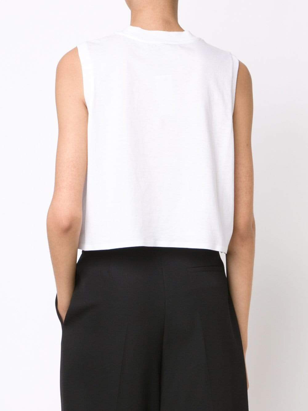 ALEXANDER WANG-Barcode Logo Tank-