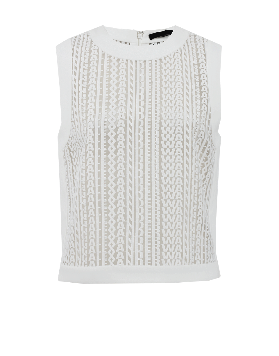 ALEXANDER WANG-Boxy Logo Tank-