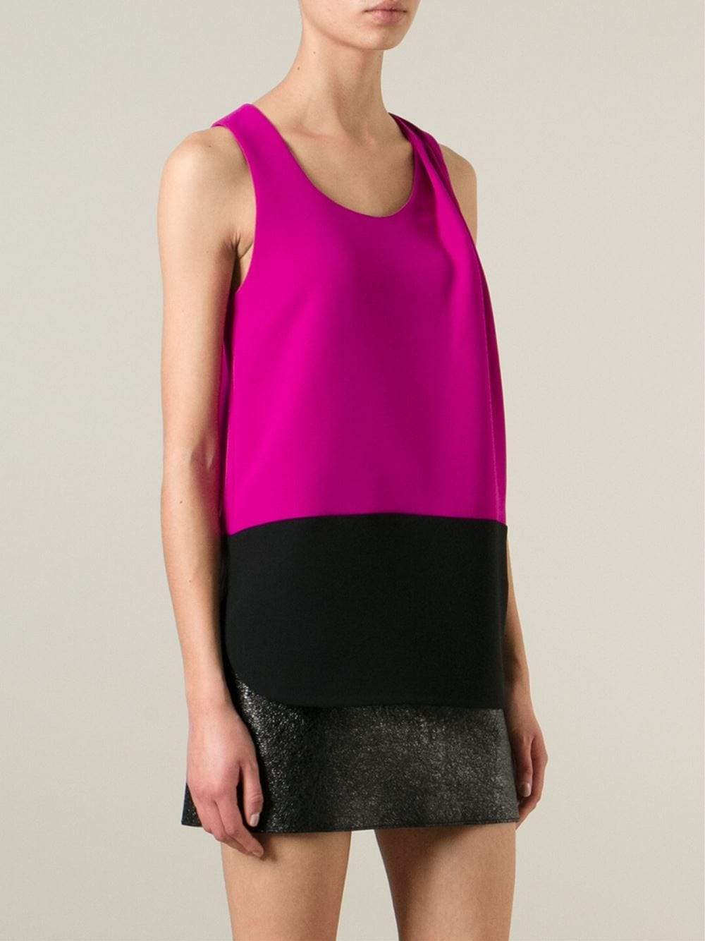 ALEXANDER WANG-Colorblock Tank Top-