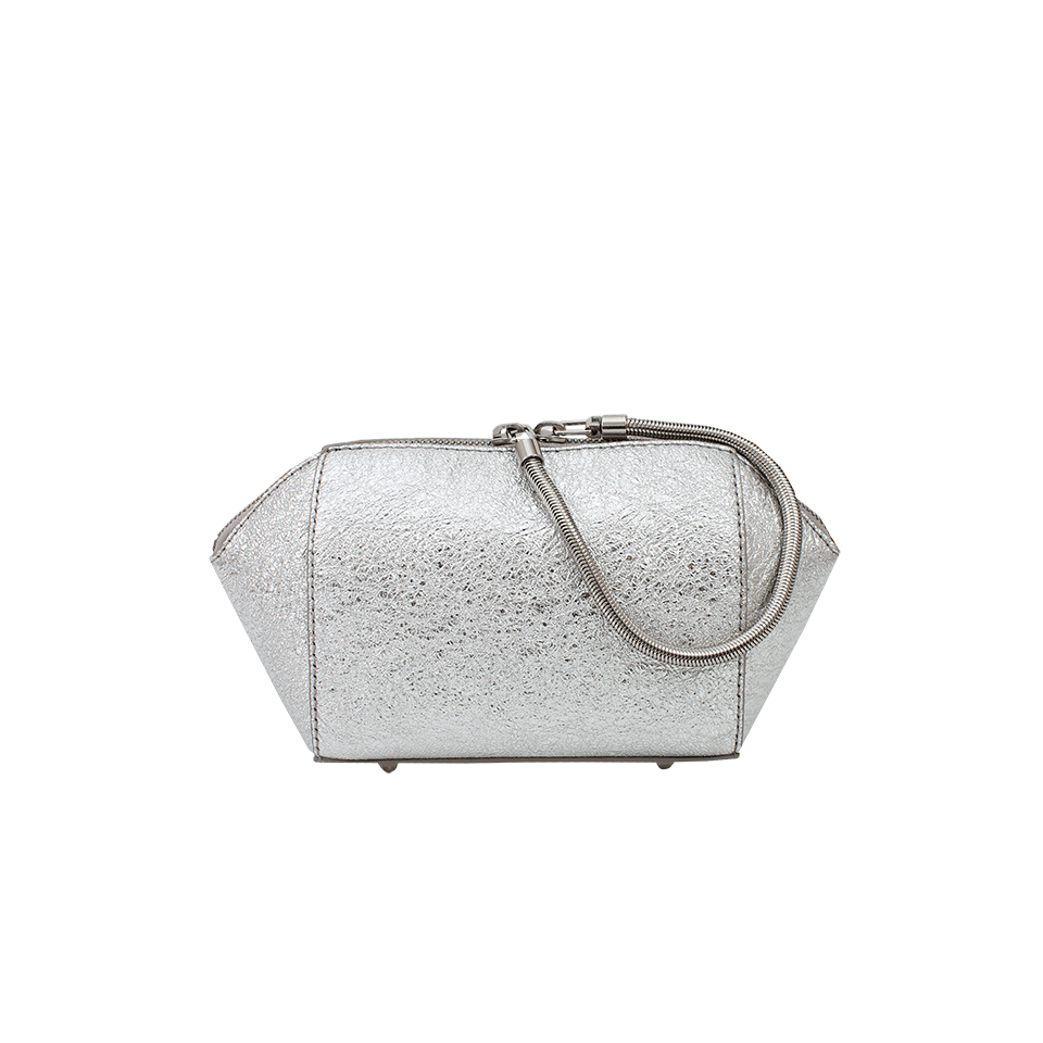 ALEXANDER WANG-Wristlet Make Up Pouch-RHODIUM