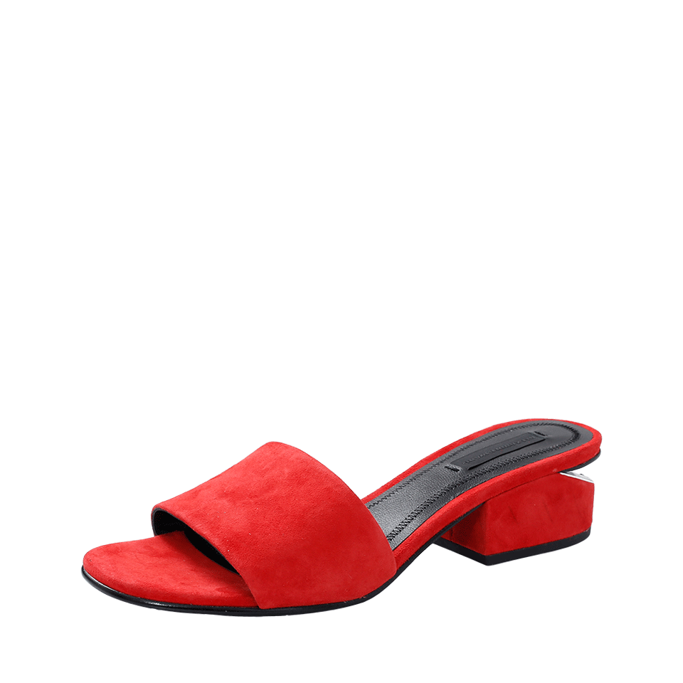 ALEXANDER WANG-Lou Cult Kid Suede Slide-