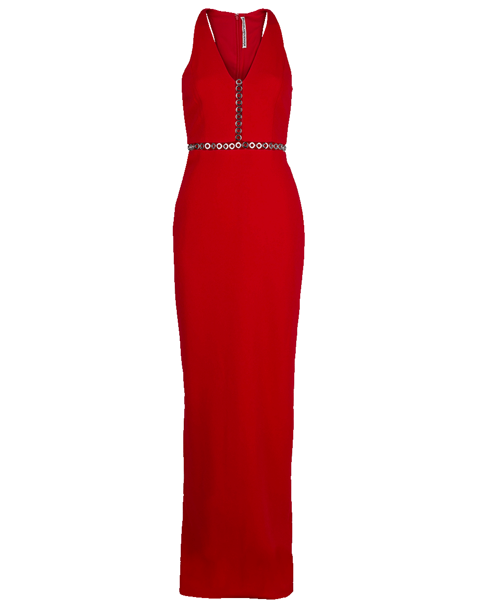 alexanderwang-Racerback Column Dress-RED