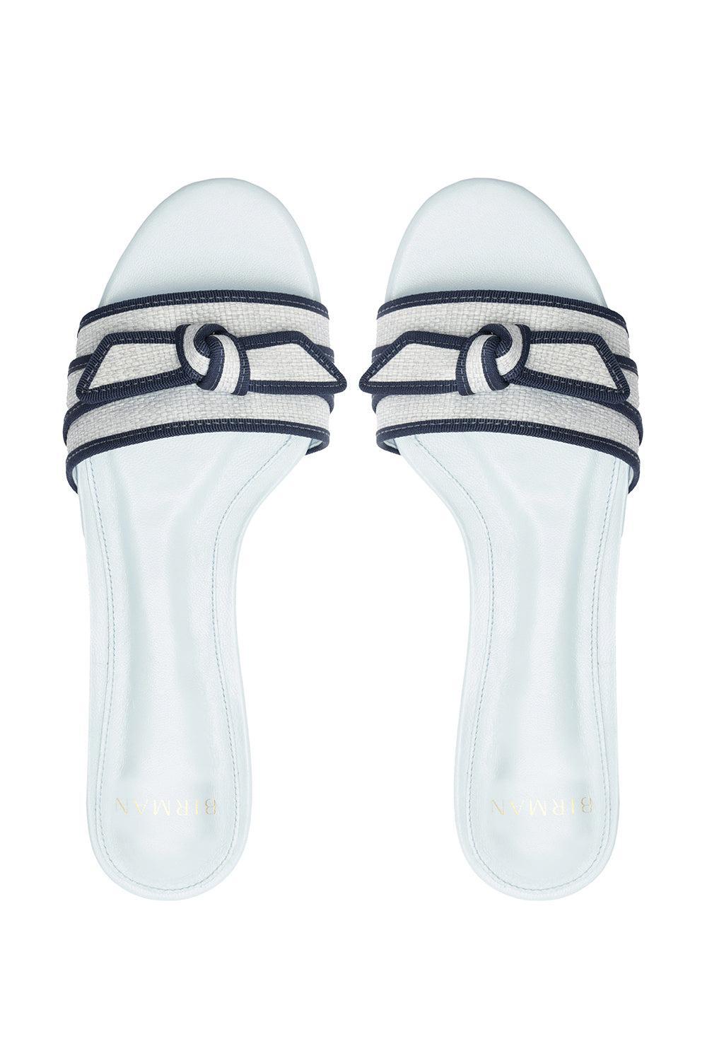Grosgrain Raffia Flat-SERBLUOC-36-SHOEFLAT SHOE-ALEXANDRE BIRMAN