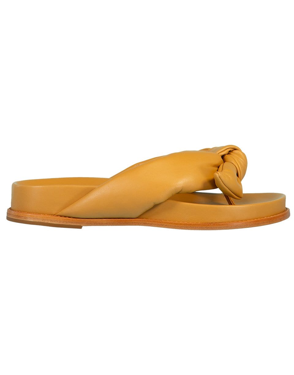 ALEXANDRE BIRMAN-Clarita Soft Leather Sandal - Butterscotch-