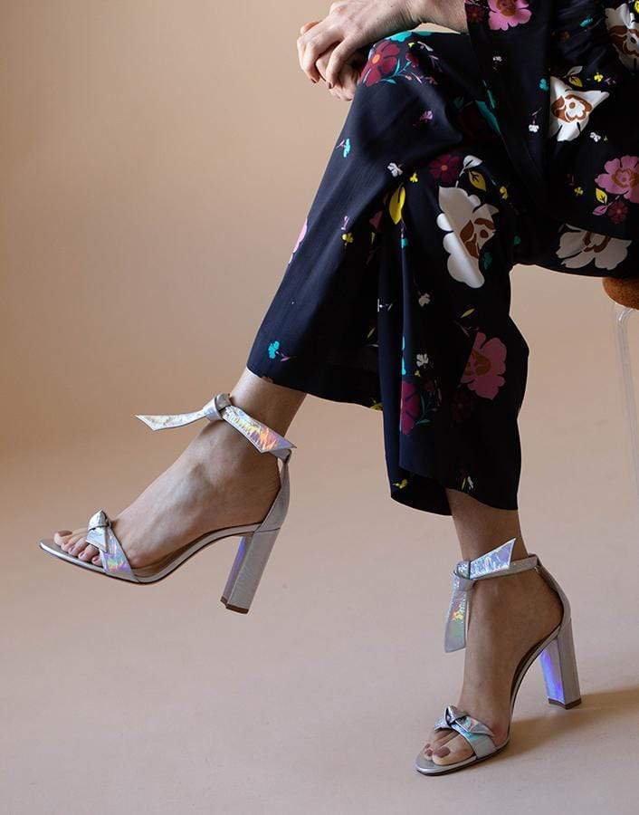 ALEXANDRE BIRMAN-Holographic Clarita Block Heel-