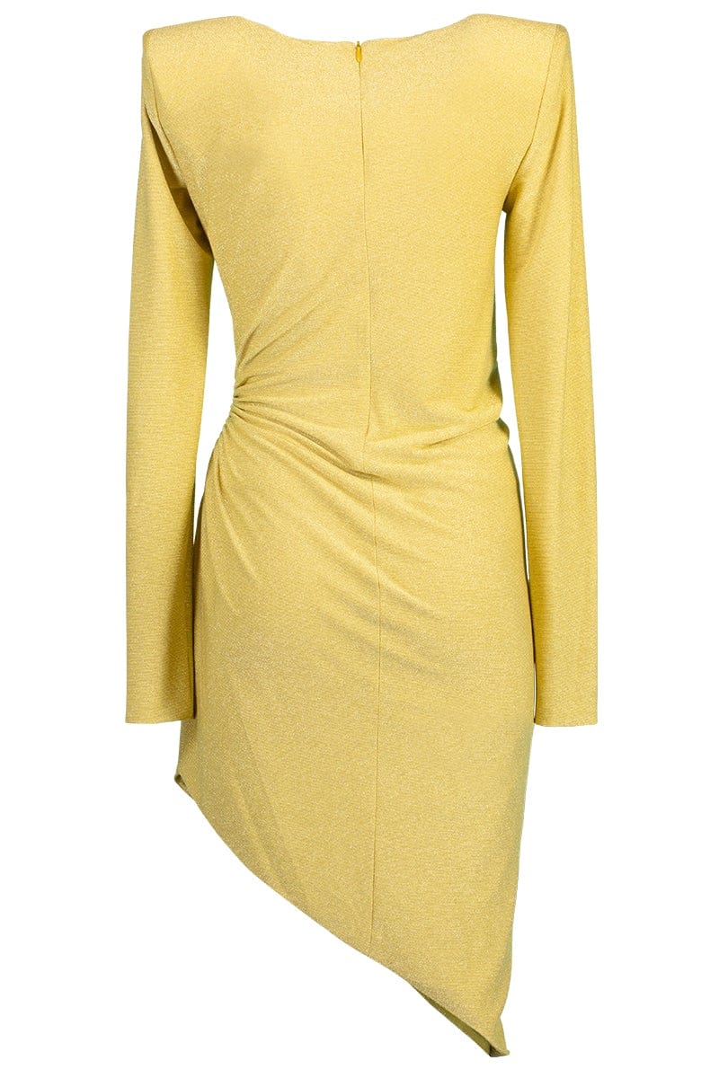 ALEXANDRE VAUTHIER-Asymmetric Long Sleeve Dress-