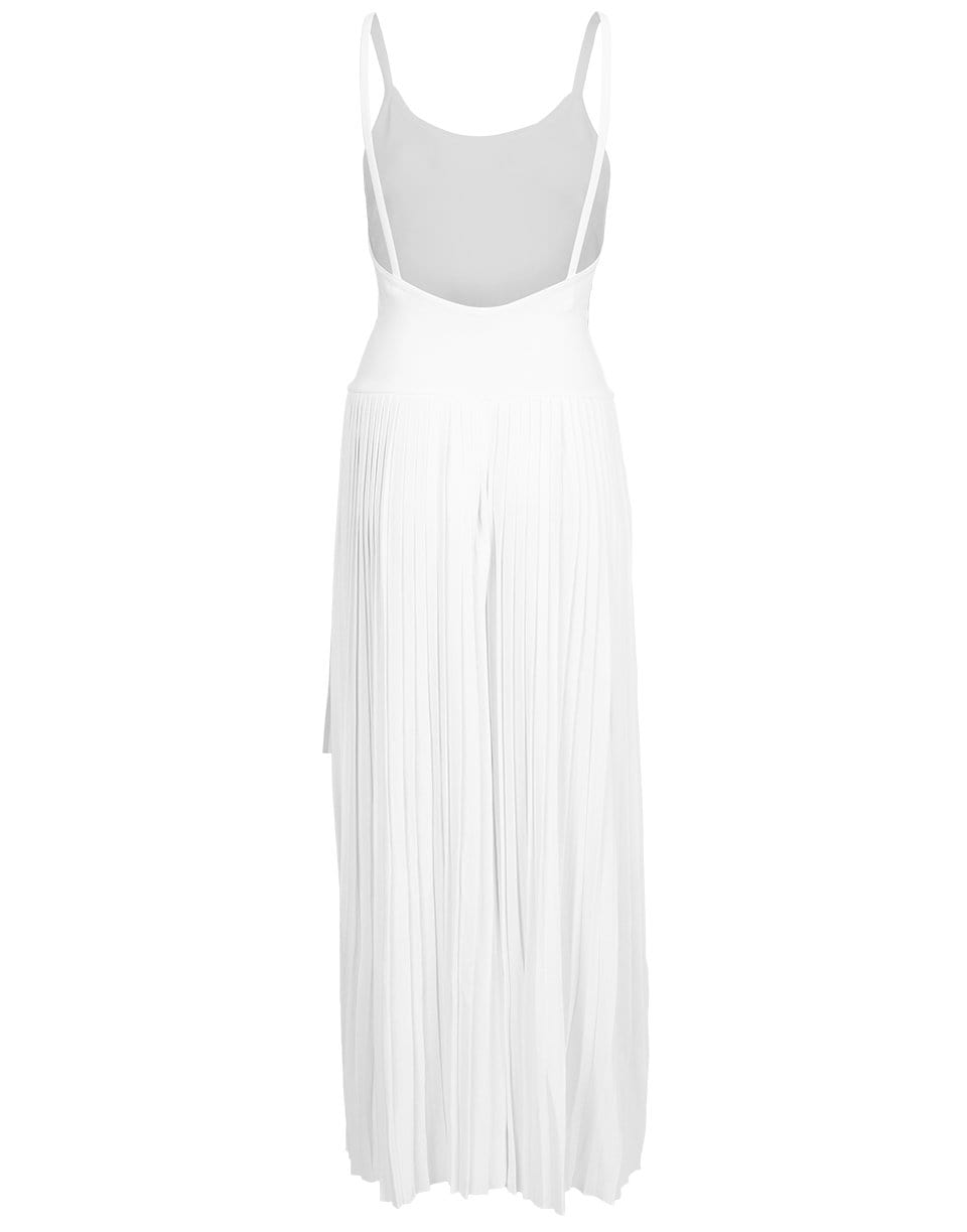 ALEXANDRE VAUTHIER-Pleated Jumpsuit-WHITE