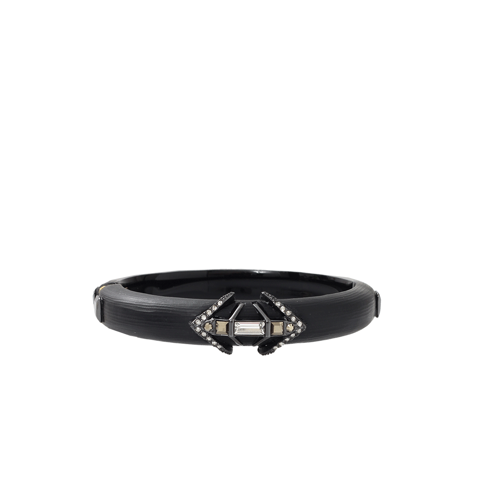 ALEXIS BITTAR-Baguette Hinge Bracelet-BLACK