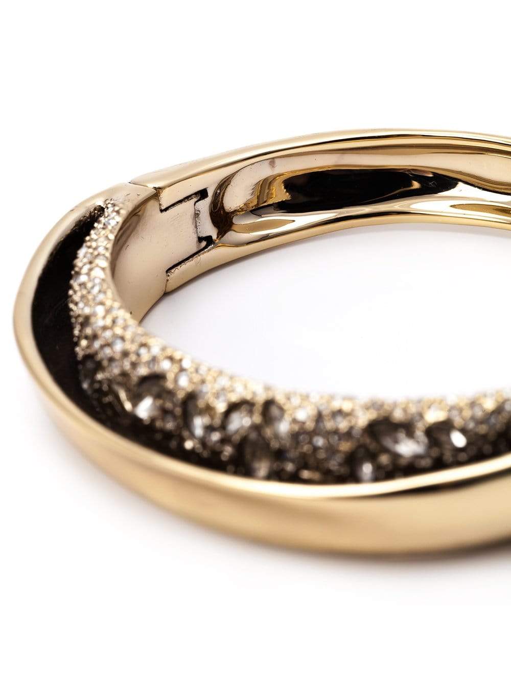 ALEXIS BITTAR-Secret Encrusted Hinge Bracelet-GOLD