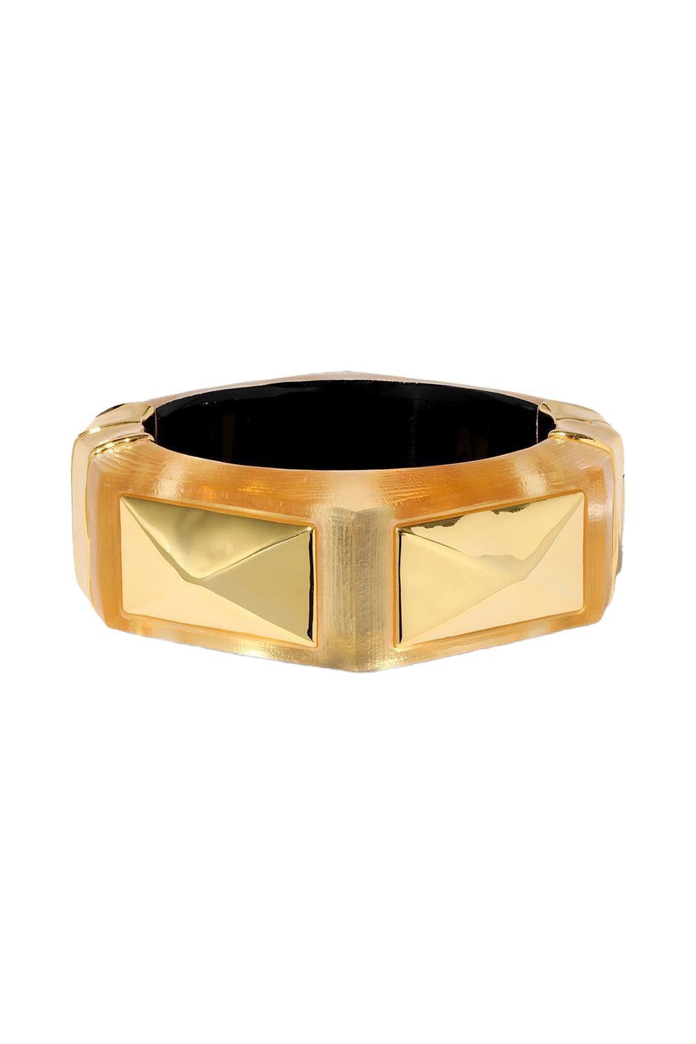 Luminous Armor Bracelet-ONYX-JEWELRYBOUTIQUEBRACELET O-ALEXIS BITTAR