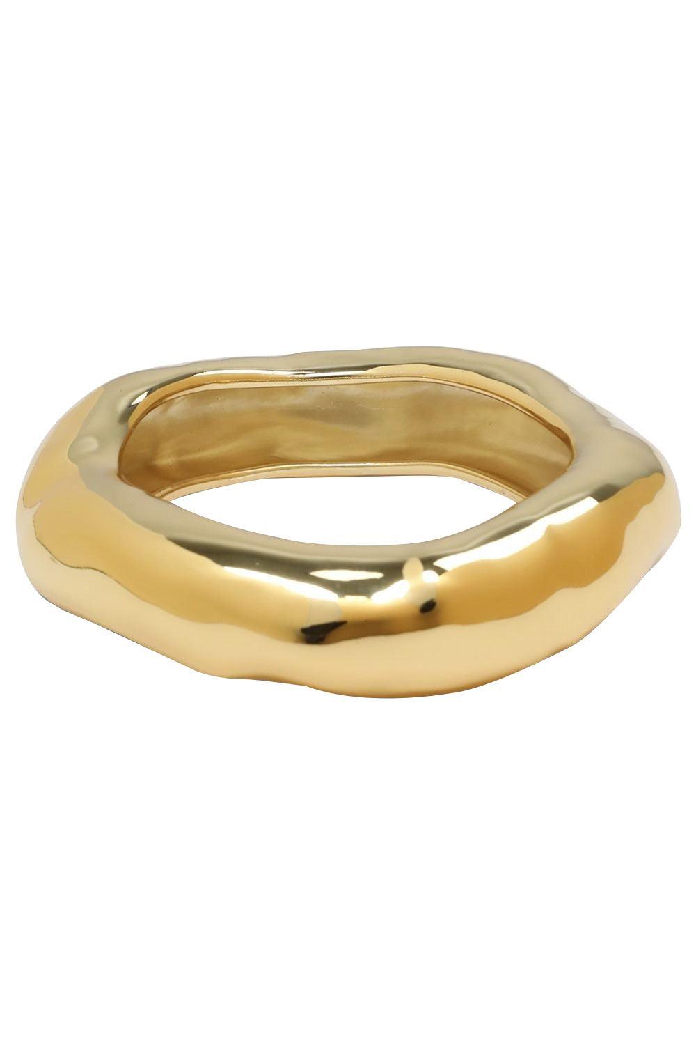Large Molten Hinge Cuff Bracelet-SILVER-SML-JEWELRYBOUTIQUEBRACELET O-ALEXIS BITTAR
