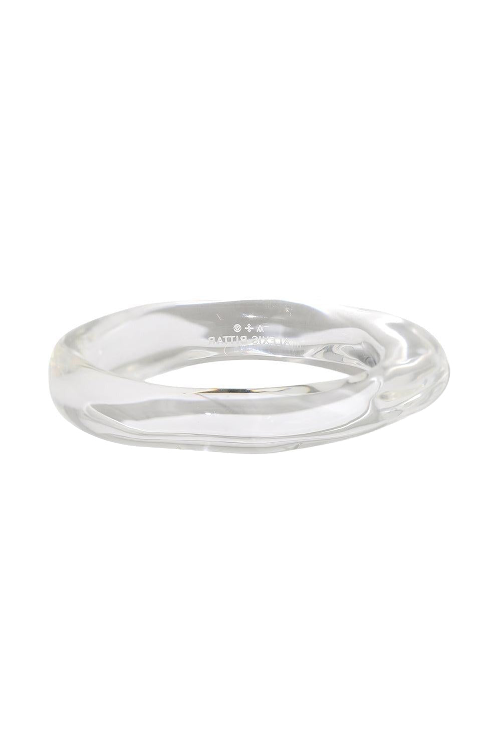 Liquid Lucite Bangle Bracelet-CLEAR-SMALL-JEWELRYBOUTIQUEBRACELET O-ALEXIS BITTAR