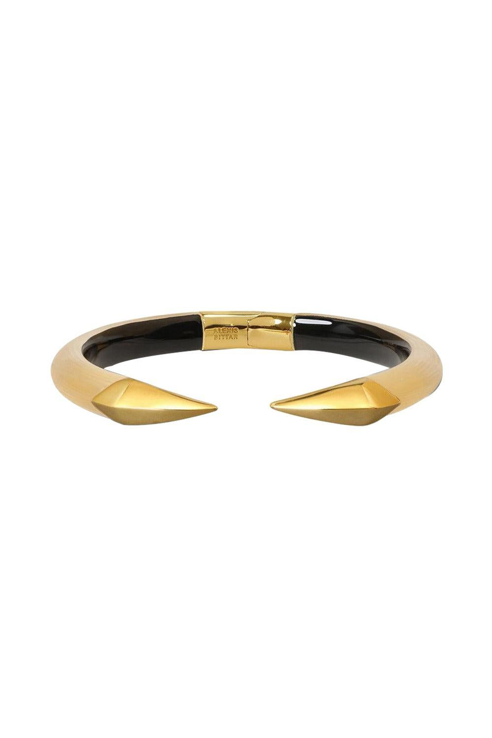 Pyramid Brake Hinge Bracelet-GOLD-JEWELRYBOUTIQUEBRACELET O-ALEXIS BITTAR