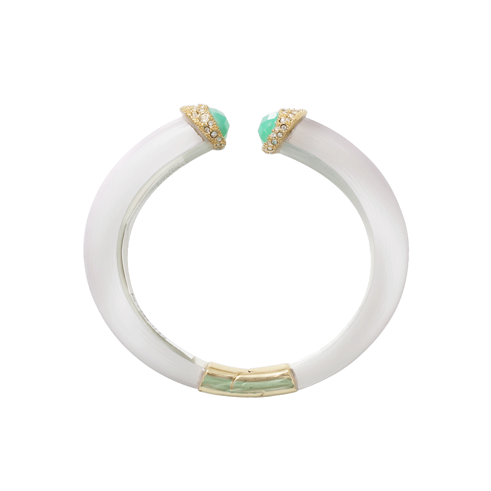 ALEXIS BITTAR-Face-To-Face Hinge Bracelet-AMETHYST/JADE