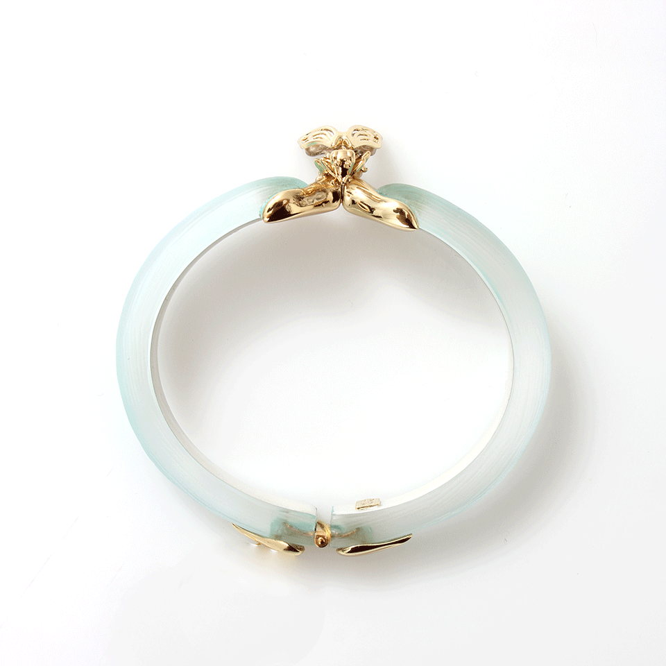 ALEXIS BITTAR-Iridescent Bumble Bee Bracelet-BLUE