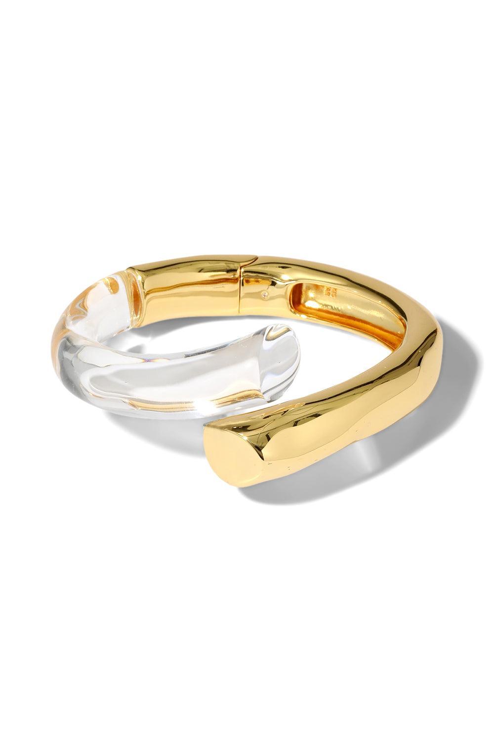 Bypass Hinge Bracelet-CLEAR-JEWELRYBOUTIQUEBRACELET O-ALEXIS BITTAR