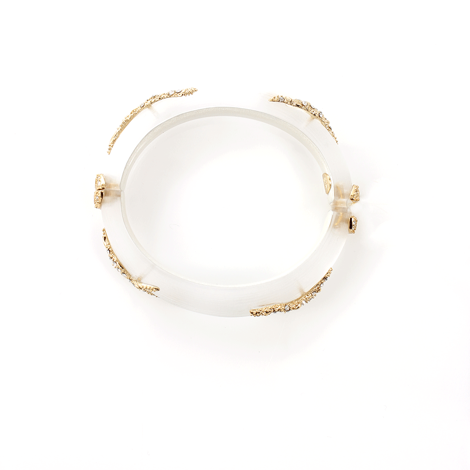 ALEXIS BITTAR-Pave Vine Hinge Bracelet-CRYSTAL