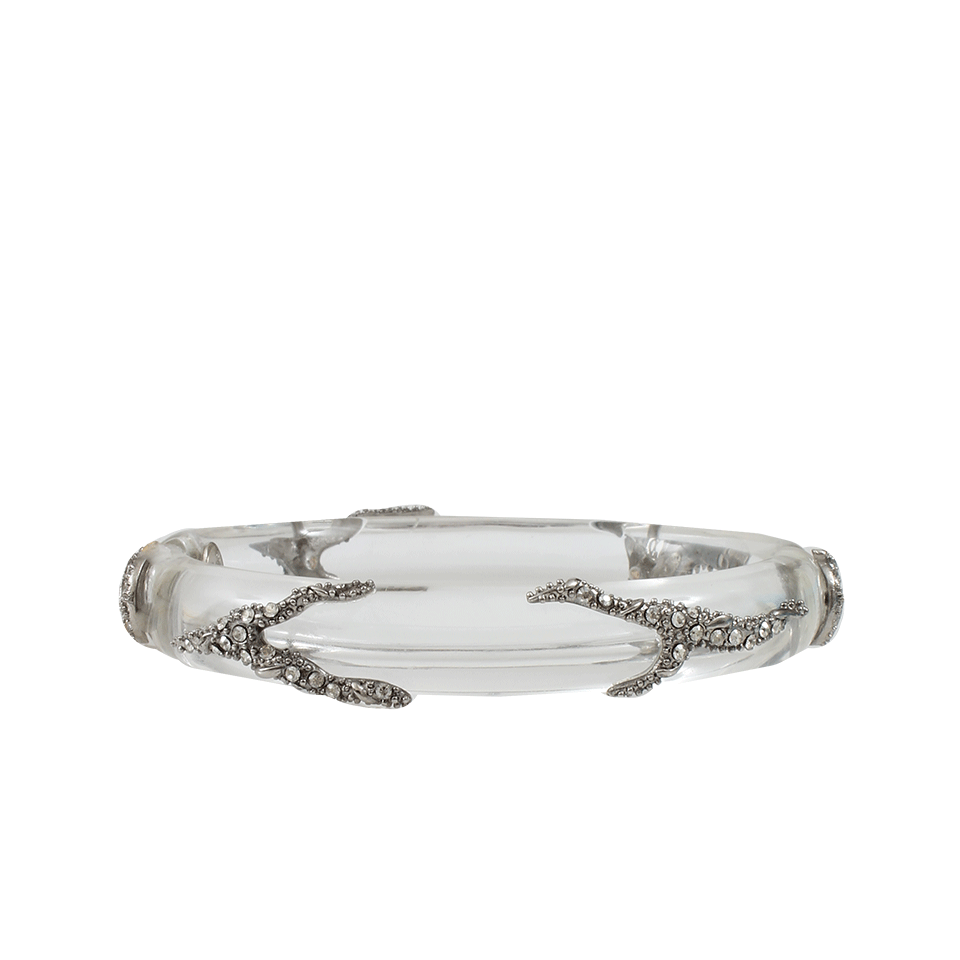 ALEXIS BITTAR-Pave Vine Hinged Bracelet-CRYSTAL