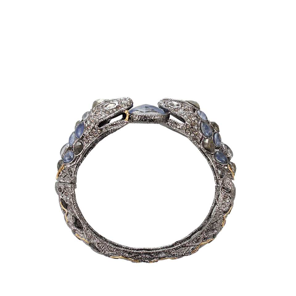 ALEXIS BITTAR-Ruthenium Snake Bracelet-GOLD