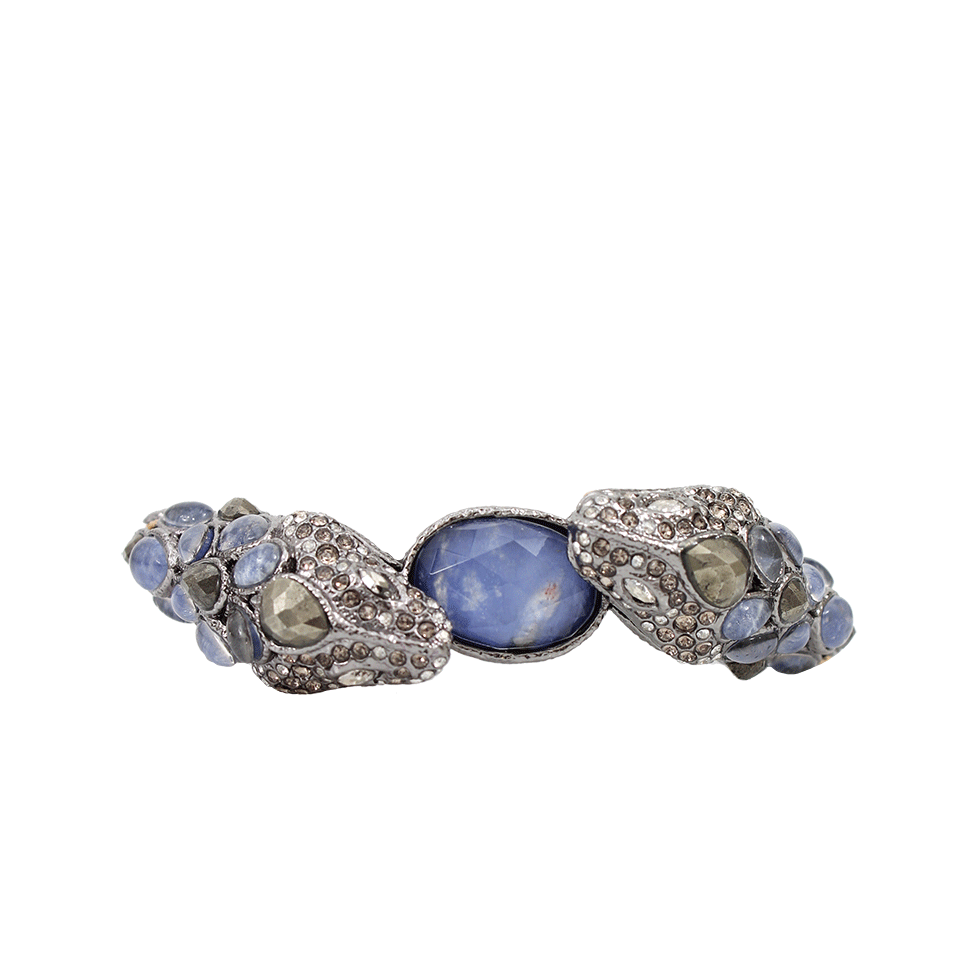 ALEXIS BITTAR-Ruthenium Snake Bracelet-GOLD