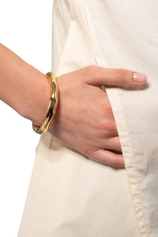 ALEXIS BITTAR-Small Molten Bangle Bracelet-