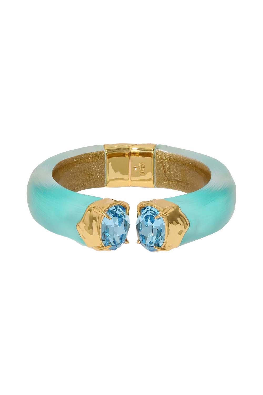 Bonbon Crystal Lucite Hinge Bracelet-AZALEA-JEWELRYBOUTIQUECUFF-ALEXIS BITTAR