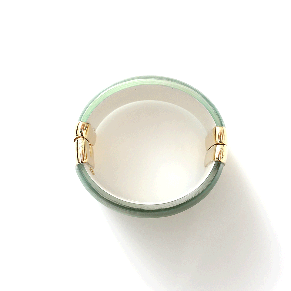 ALEXIS BITTAR-Liquid Metal Hinge Cuff-CLEAR