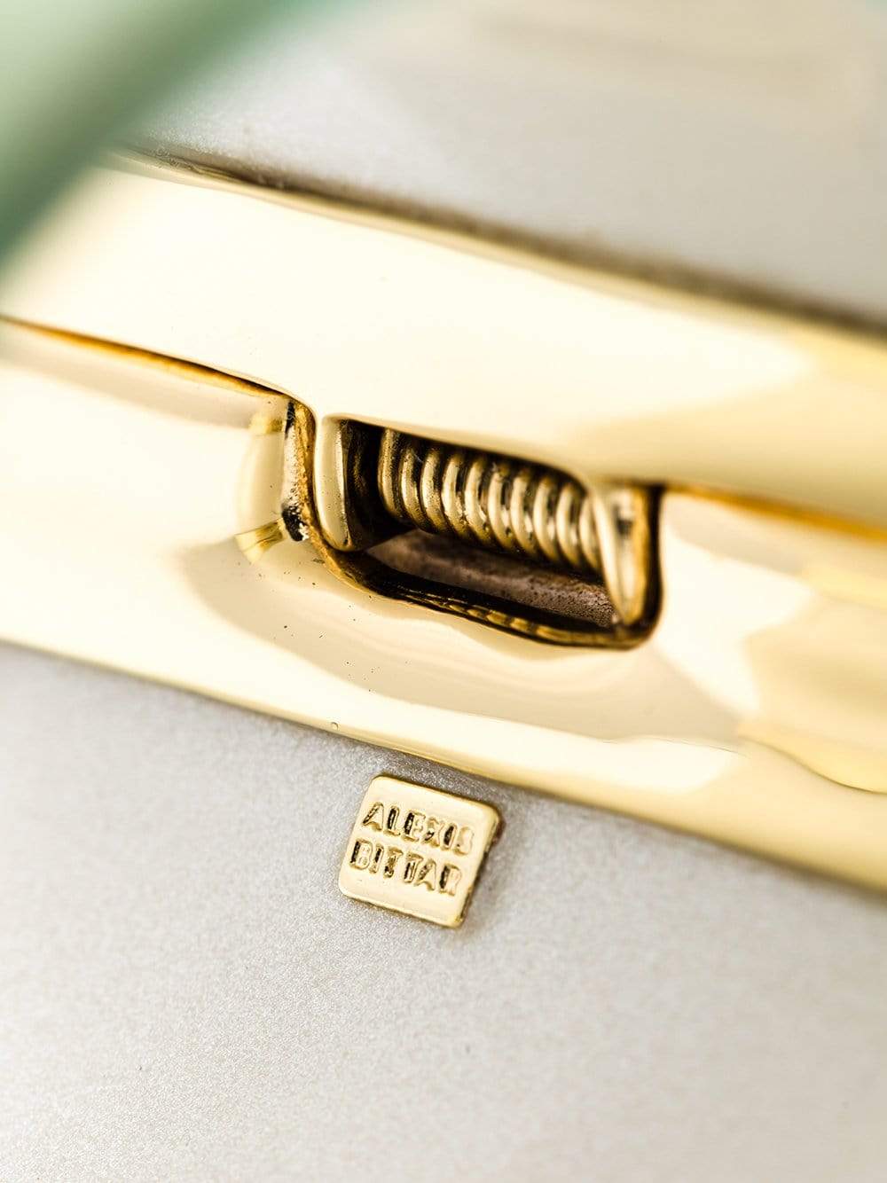 ALEXIS BITTAR-Liquid Metal Hinge Cuff-CLEAR