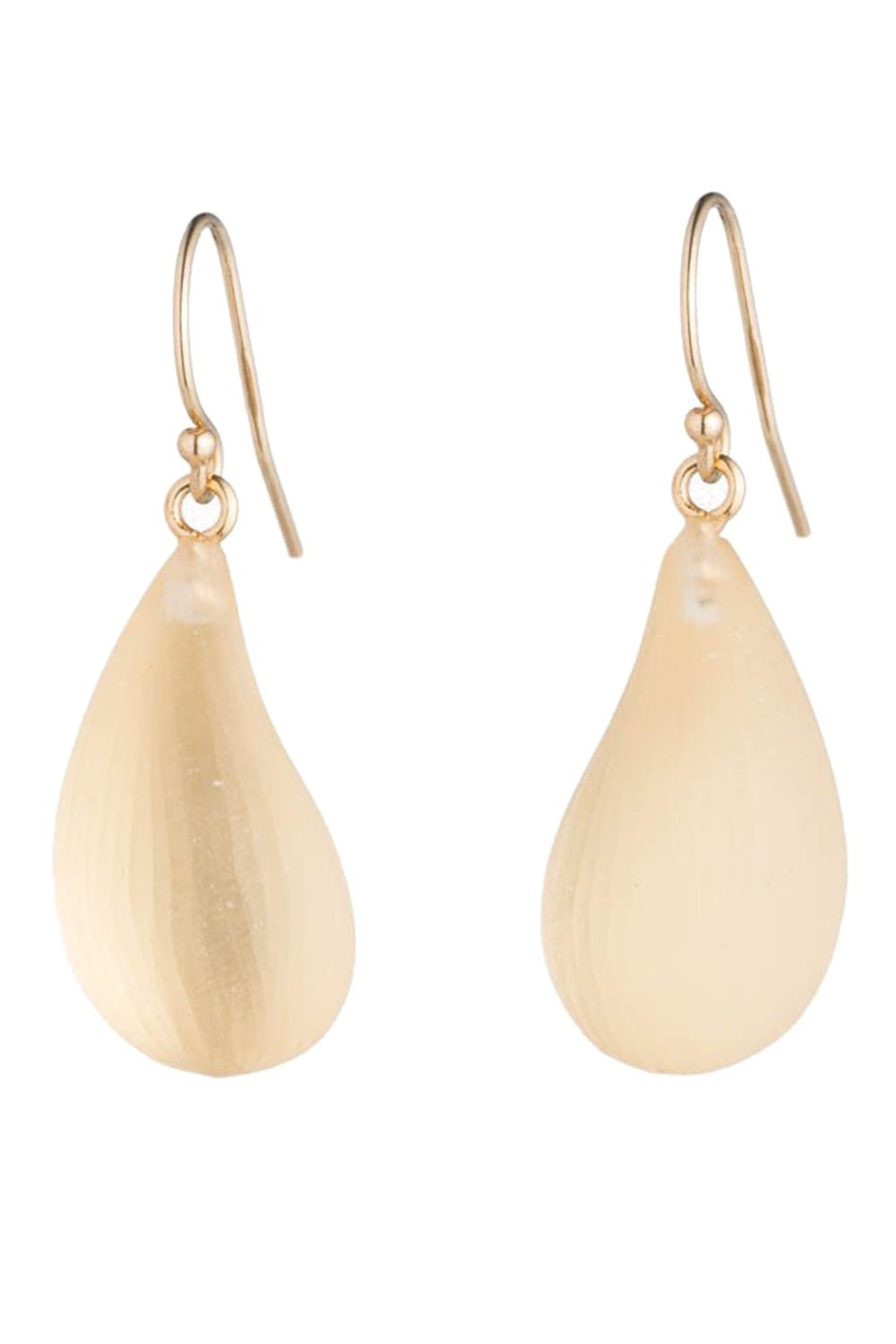ALEXIS BITTAR-Lucite Dewdrop Earrings - Gold-GOLD