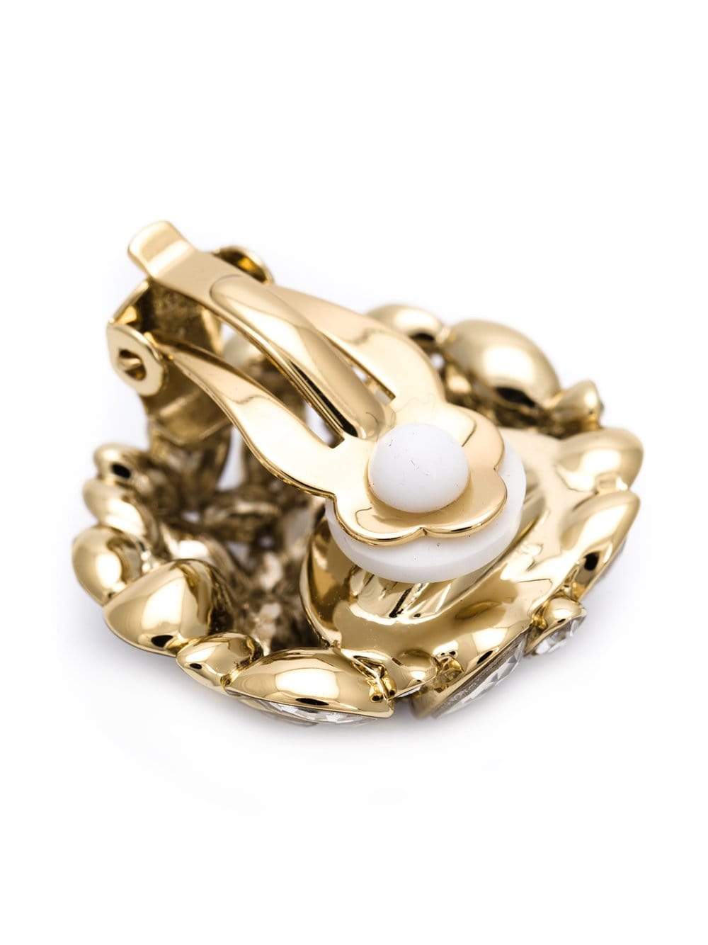 ALEXIS BITTAR-Marquis Cluster Dome Clip Earrings-GOLD