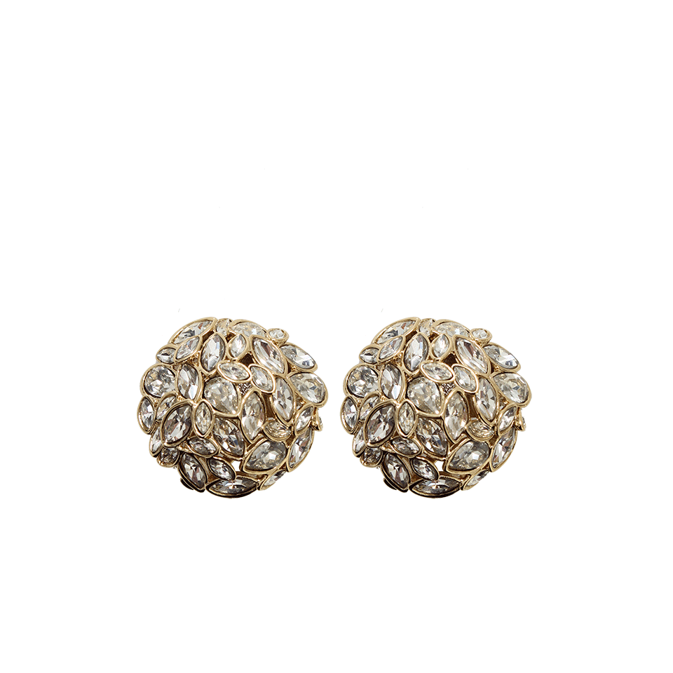 ALEXIS BITTAR-Marquis Cluster Dome Clip Earrings-GOLD