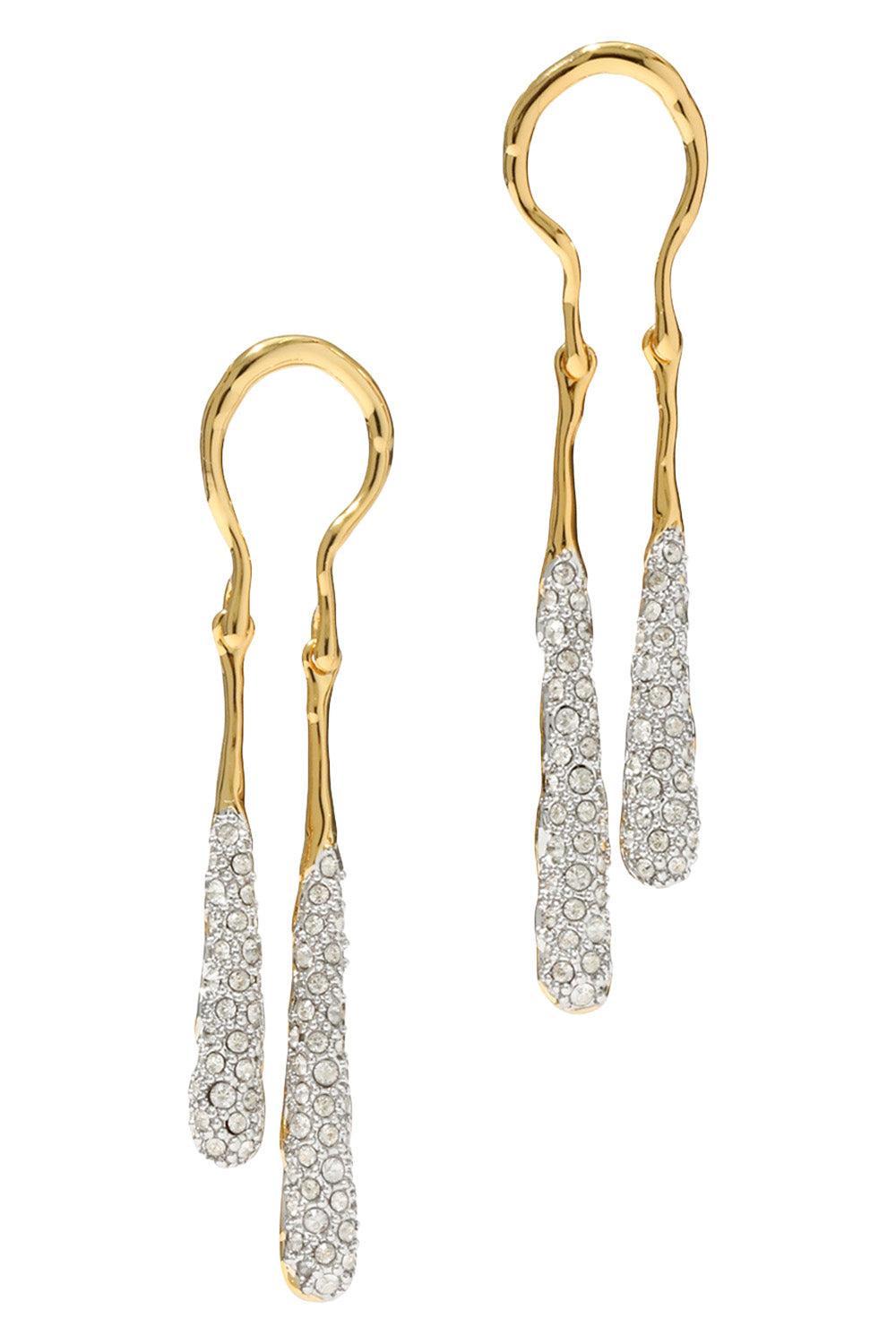 Crystal Solanales Coiled Tear Drop Earrings-YELLOW-JEWELRYBOUTIQUEEARRING-ALEXIS BITTAR