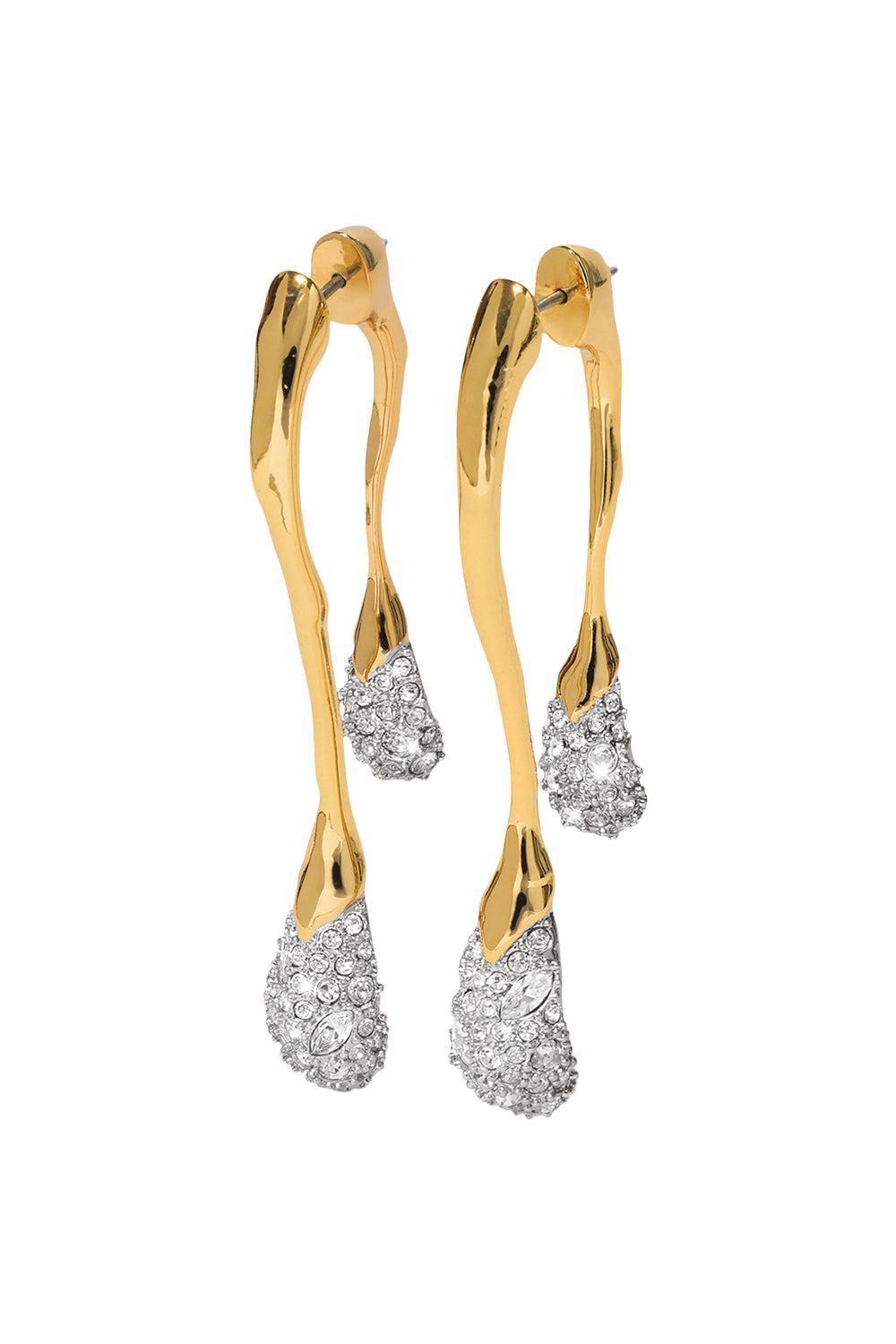 Solanales Double Drop Earrings-SILVER-JEWELRYBOUTIQUEEARRING-ALEXIS BITTAR