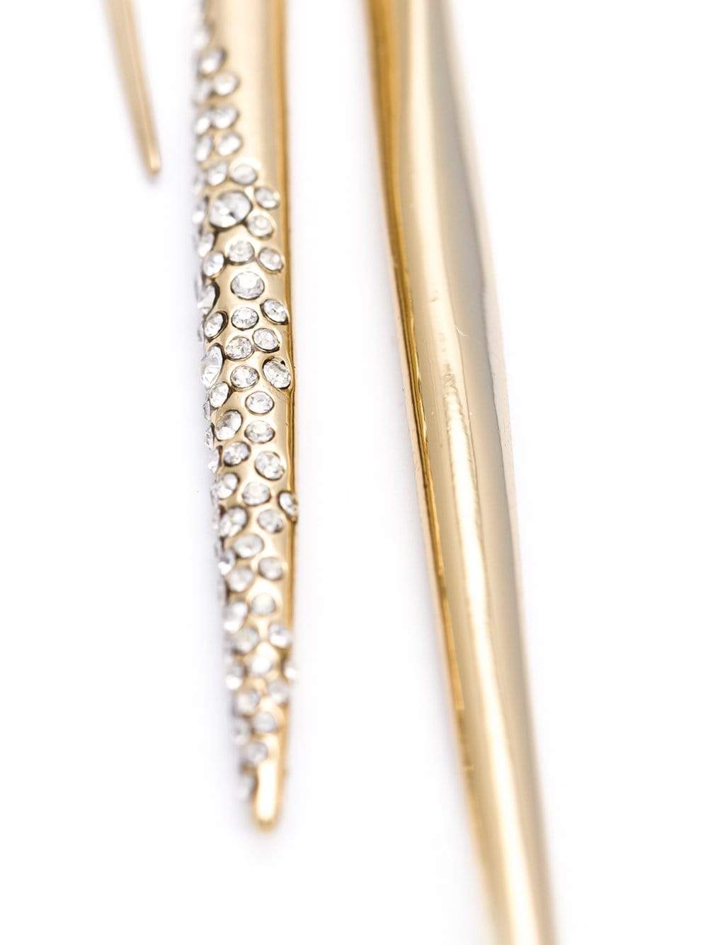 ALEXIS BITTAR-Encrusted Long Spear Necklace-CRYSTAL