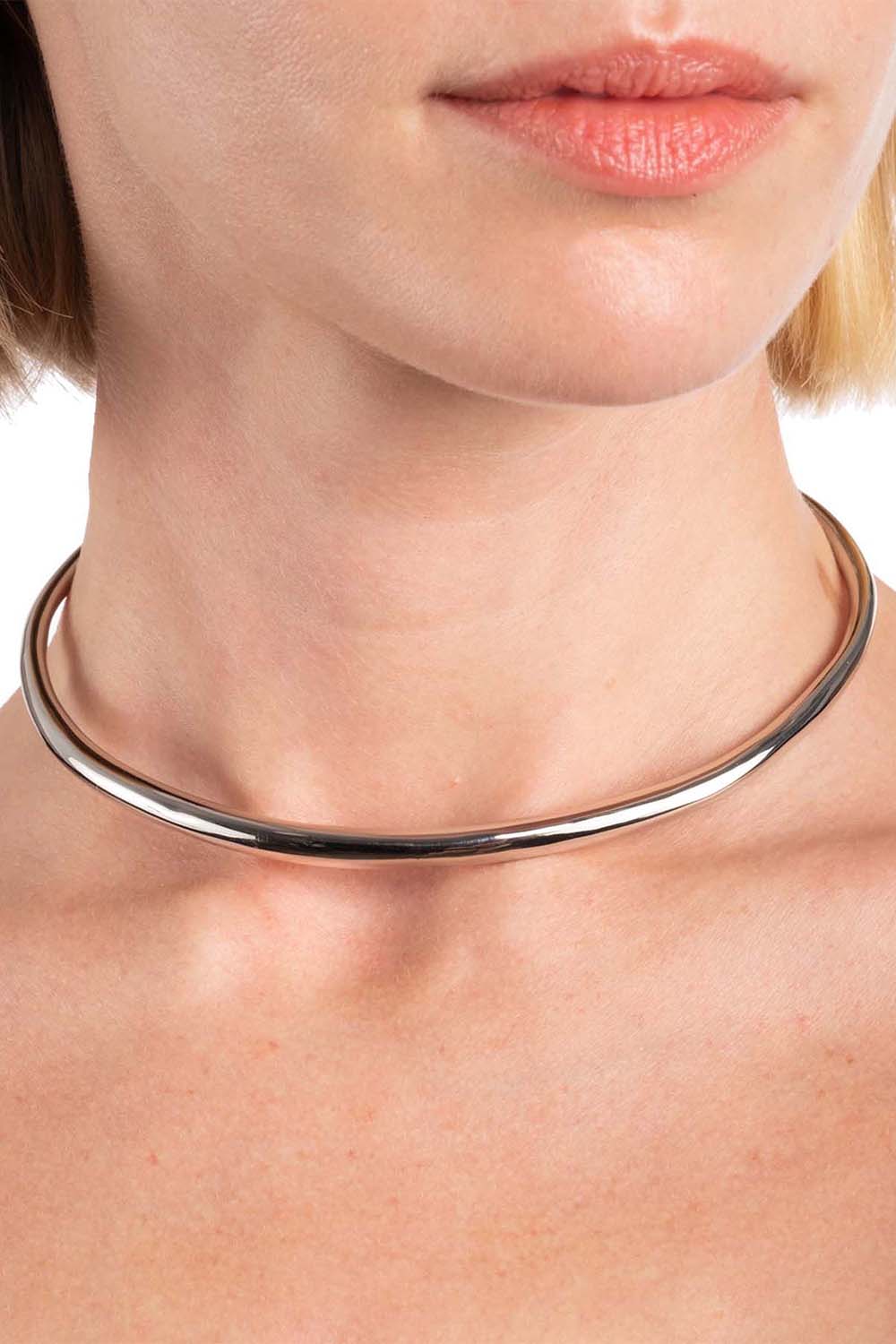 ALEXIS BITTAR-Thin Collar Choker Necklace-