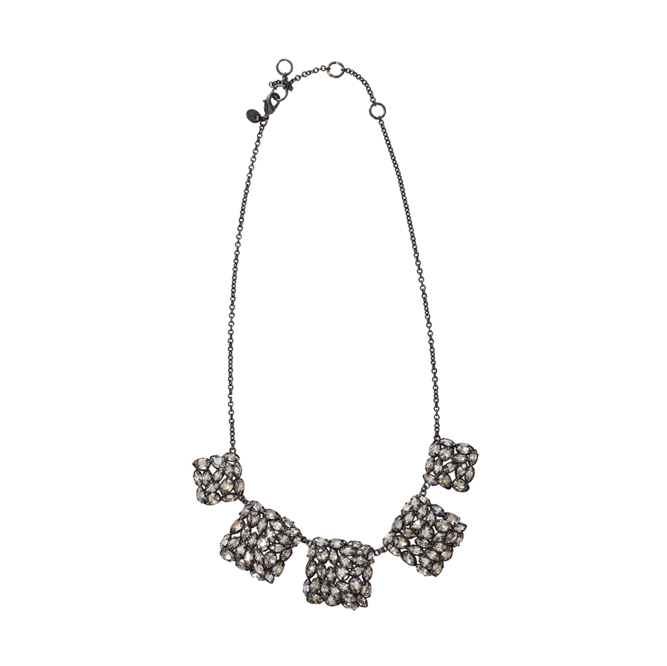 ALEXIS BITTAR-Link Bib Necklace-MOONLITE