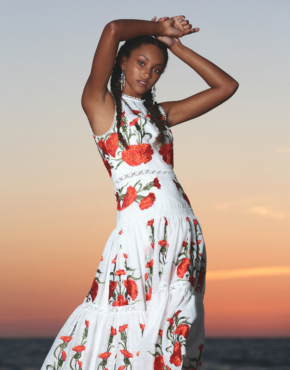 ALEXIS-Embroidered Leomie Dress-
