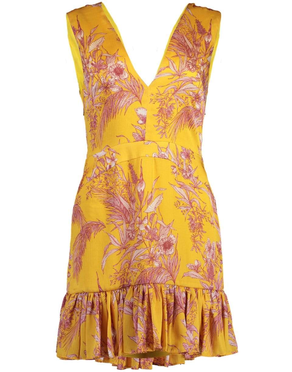ALEXIS-Tuscan Palm Cassara Mini Dress-