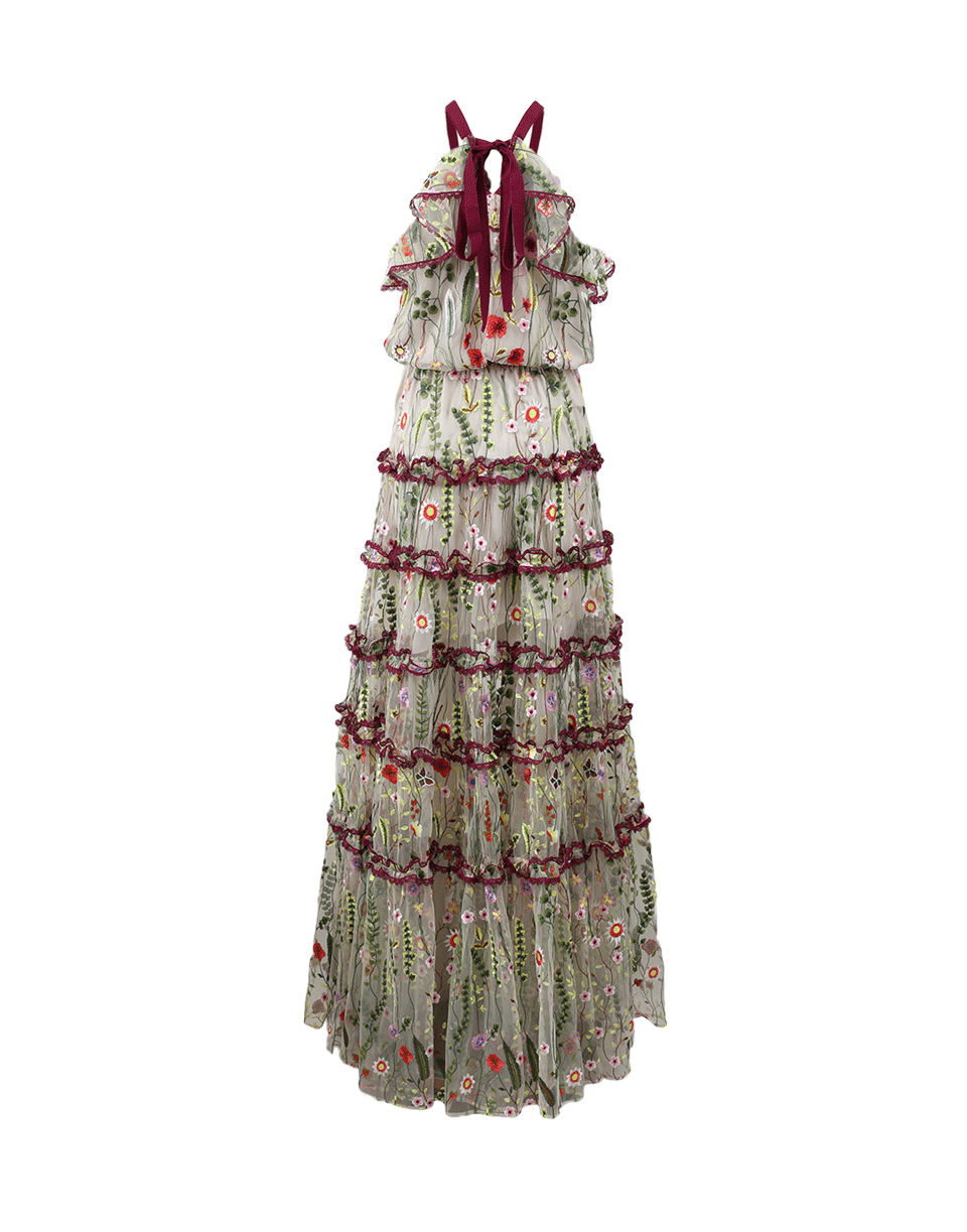 ALEXIS-Glory Floral Print Gown-