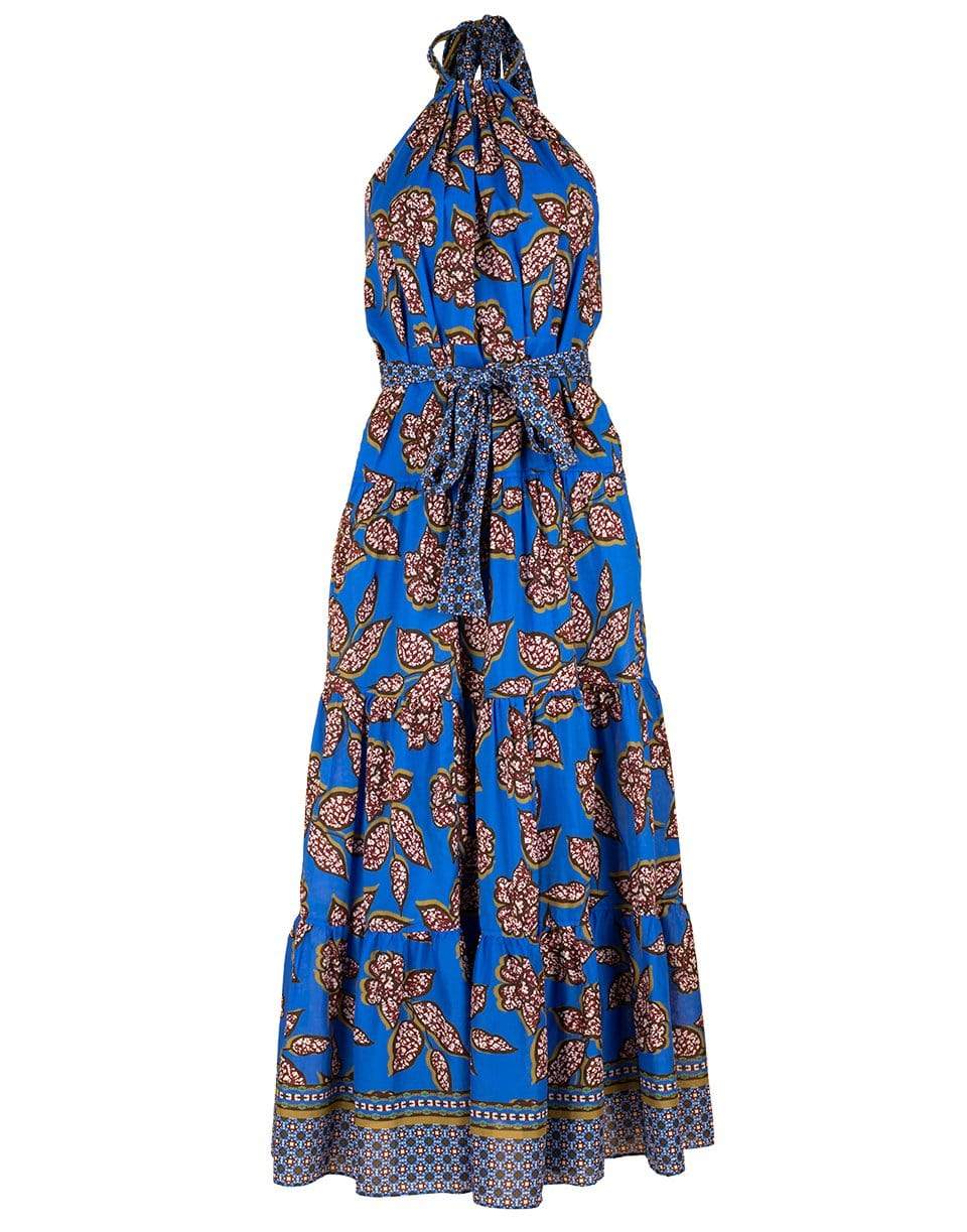 ALEXIS-Sapphire Batik Joyette Halter Dress-