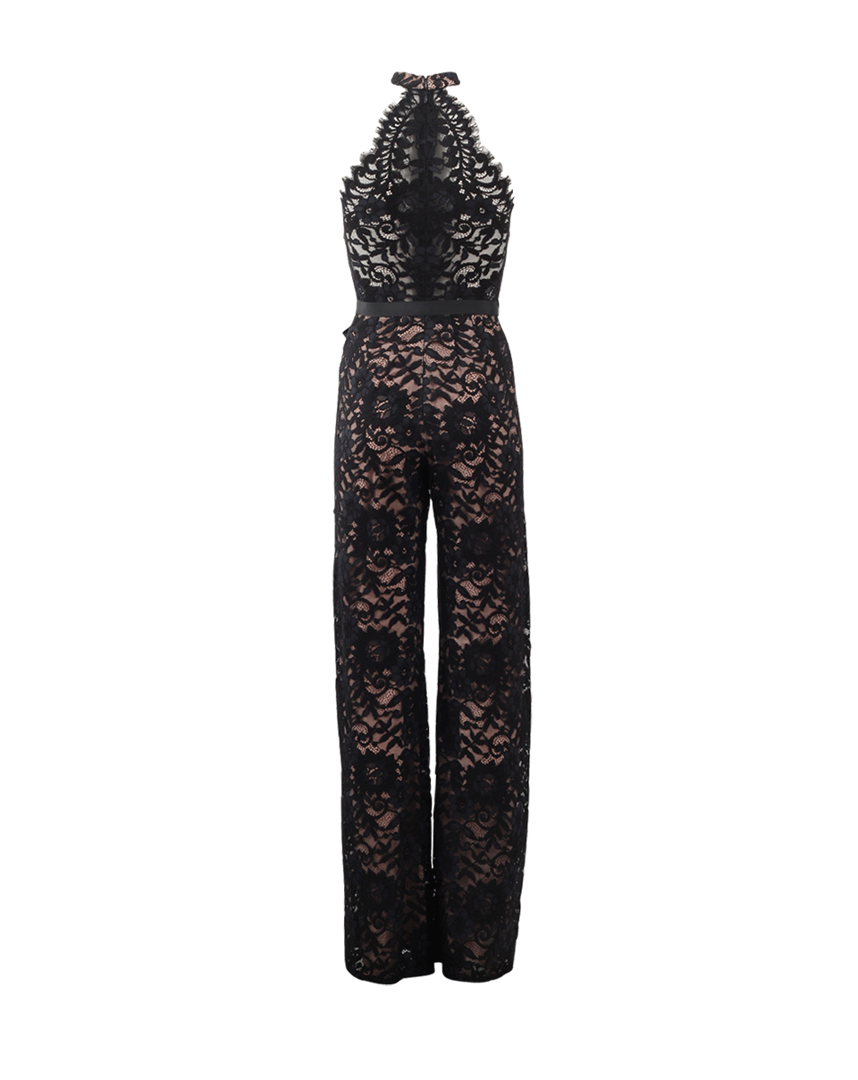 ALEXIS-Rene Halter Lace Jumpsuit-