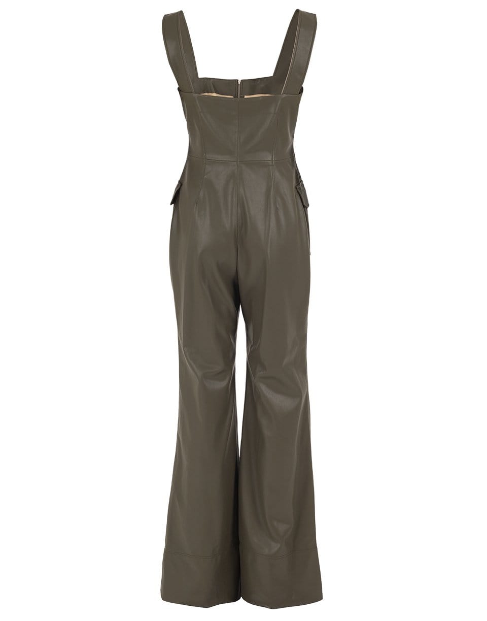 ALEXIS-Reverie Vegan Leather Jumpsuit-