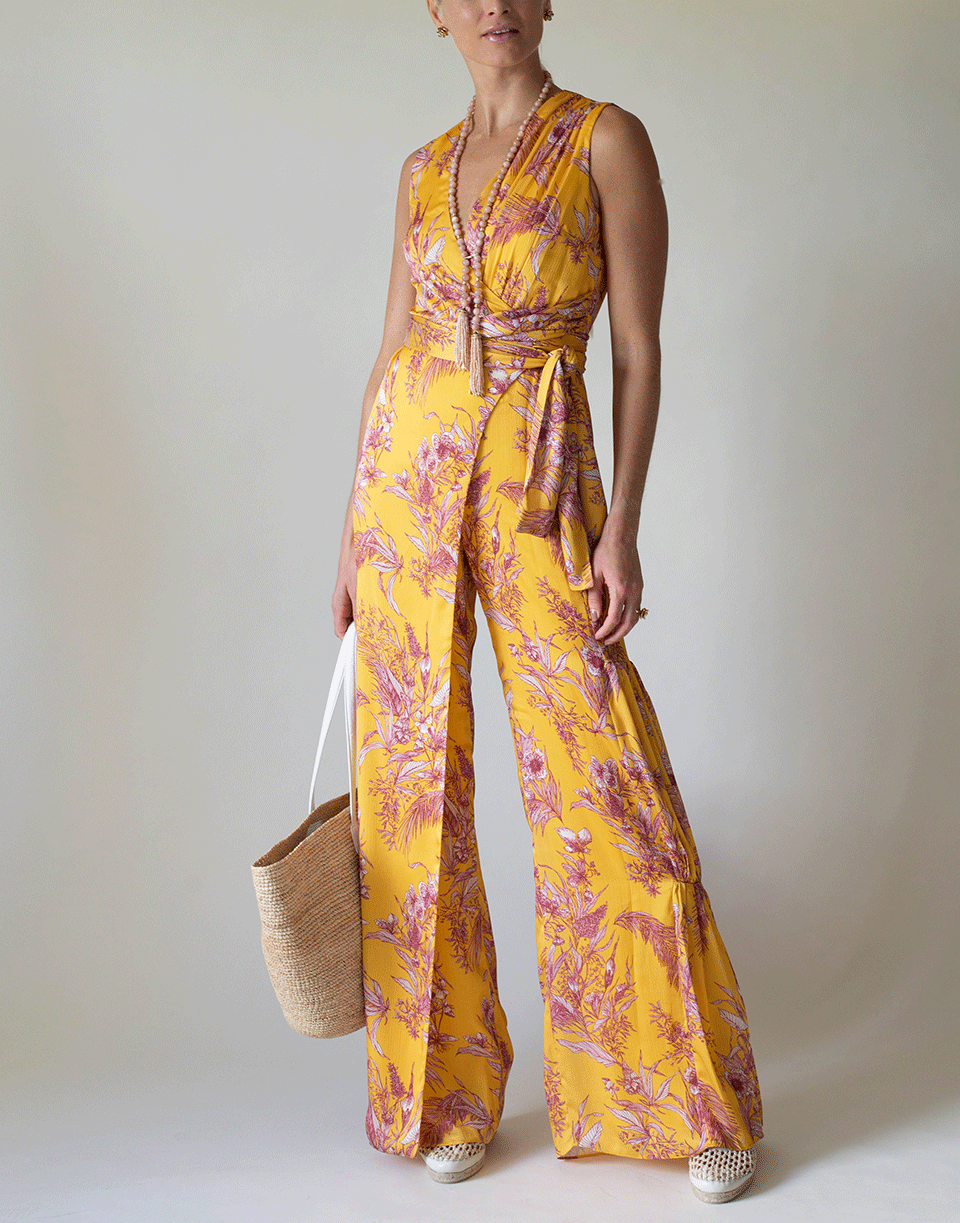 ALEXIS-Tuscan Palm Kamiko Jumpsuit-